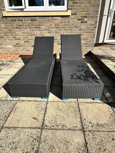 Rattan direct sun - rattan, lounger