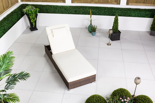 Giardino rattan sun lounger - giardino,