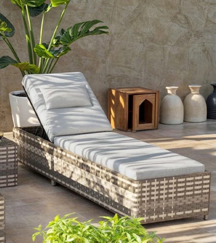 Vancouver rattan sun - rattan, lounger