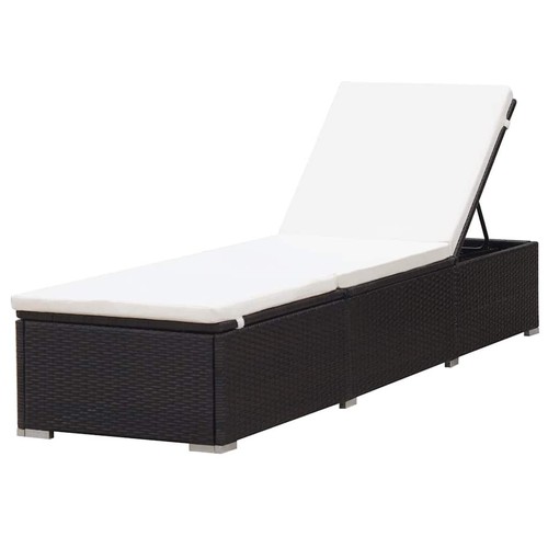 Sun lounger with - sun, cushion