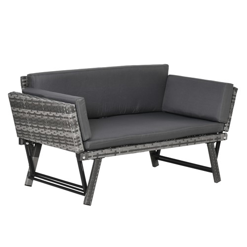 Outsunny 1rattan folding - outsunny, 2