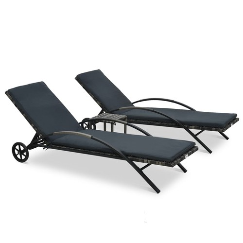 Walplus sun loungers with - loungers,