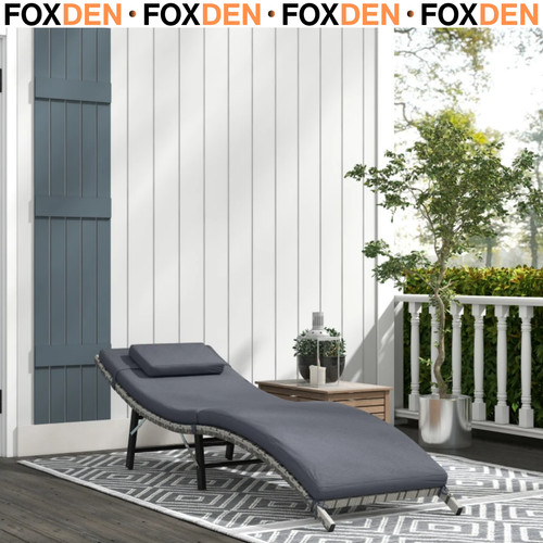 Rattan folding outdoor sun - outdoor,