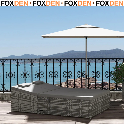 Seater double rattan sun - double,